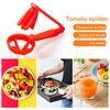 Фруктовый разделитель Артефакт Острое лезвие Экономящее труд съемное полезное ручное приспособление для резки Томат Виноград Вишневый слайсер Резак Кухонные гаджеты