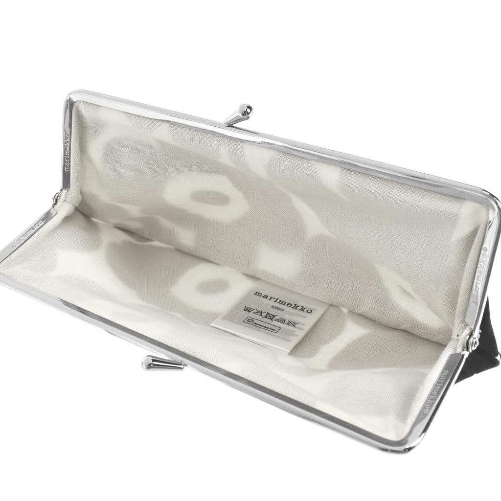 Монета MINI 91496 190 [Marimekko] Косметичка, кошелек, женский, UNIKKO, черный, БЕЛЫЙ/ЧЕРНЫЙ [Товар]
