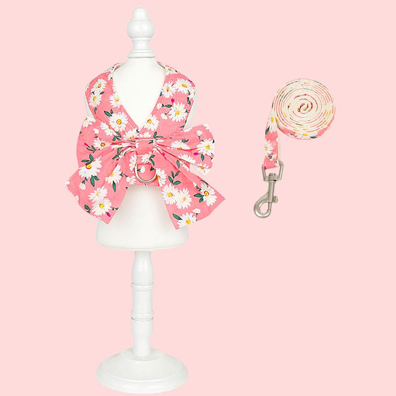 Товары для животных Поводок для собак Летняя тонкая юбка для маленьких собак Шлейка для кошек