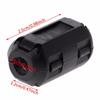 3Pc Ring Core Ferrite Bead Clamp Choke Coil Emi Rfi Noise Filter Clip Snap Cable