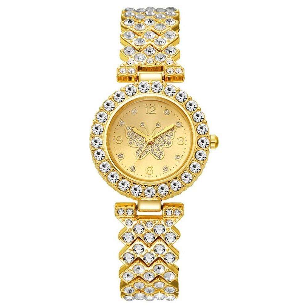 Diamond Decoration Diamond Watch Butterfly Surface Design Butterfly Surface Watch For Women