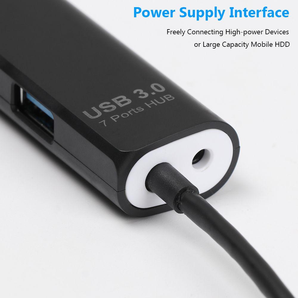 Data Transfer High Speed Individual LED Power Switch 4/7 Ports Splitter USB Expander USB 3.0 Hub