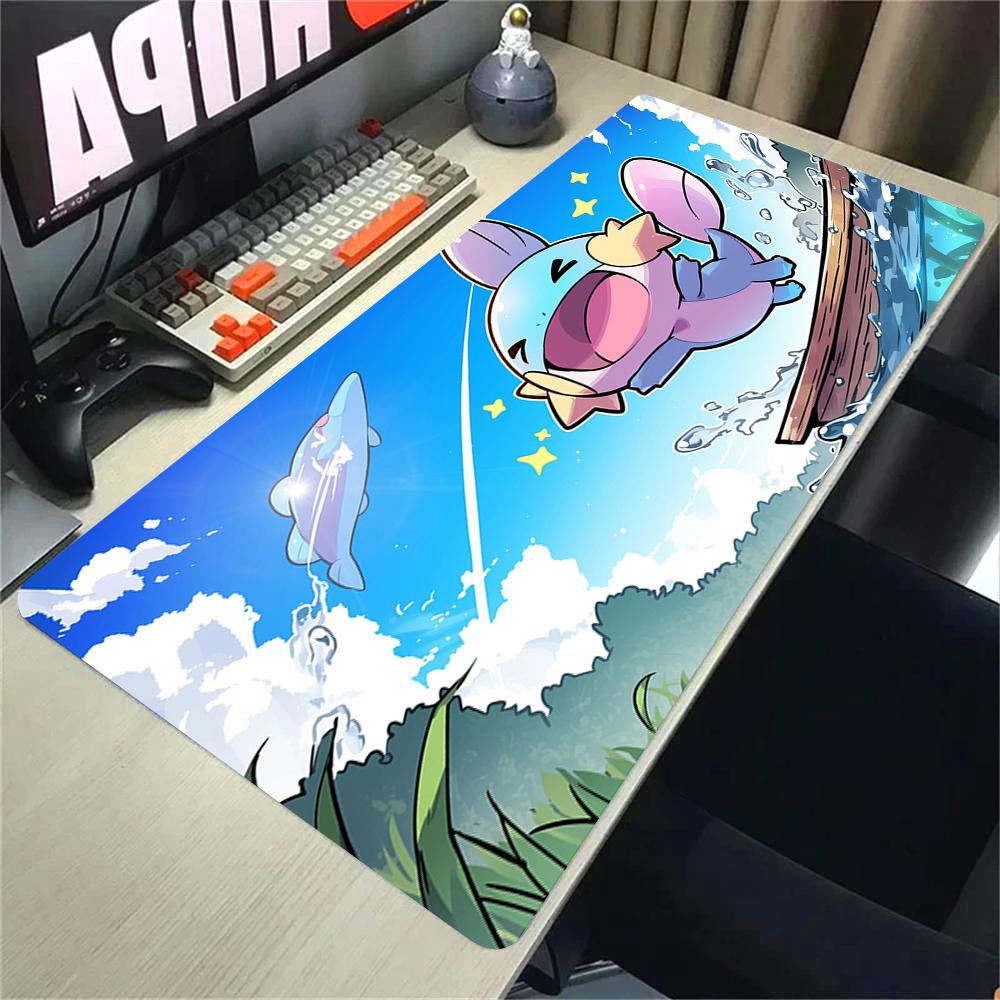 Cartoon Mouse Pad Kawaii Large Gamer Xxl Keyboard Desk Mouse Mat Carpet Rubber Tapis Souris Gaming Notbook Ppokemons Mousepad