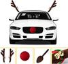Christmas Car Decoration Deer Horn Christmas Deer Horn Automobile Kit Car Christmas Gift Set Car Accessories Decoration Pendant