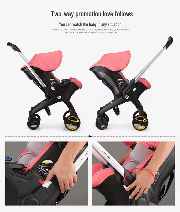 4-in-1 Lightweight Baby Stroller and Car Seat