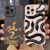 Luxury New Fashion Snake Year Case For  Mi 14T 13T 12T Pro 14 13 12 11 Lite 5G NE Poco F6 F5 X5 M6 Pro Silicone Cover