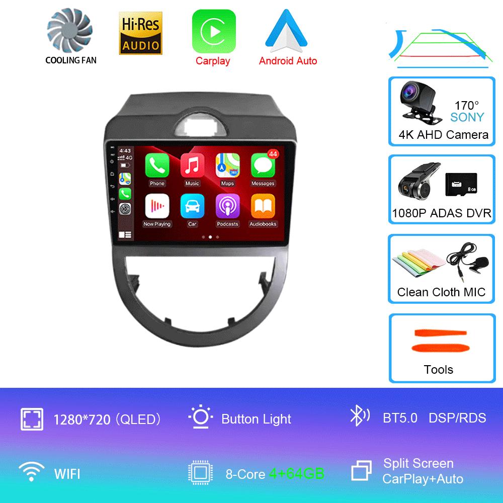 Android 14 For KIA Soul 2009-2013 Built-In Carplay AUTO Car Radio Stereo DSP IPS Multimedia Player GPS Navigation BT WIFI