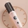 Беспроводная плойка-щетка Yousheng 3-в-1 с быстрым нагревом, термощетка, перезаряжаемая, дорожная, нагреваемая круглая щетка, электрическая плойка для волос, стайлинг