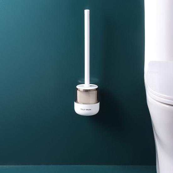 Щетка для унитаза, герметичная, быстросохнущая, резиновая, TPR, подвесное отверстие, щетка для ванной комнаты для дома