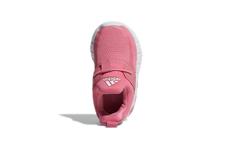 adidas Rapidazen I Износостойкие Дышащие Износостойкие Дышащие Низкие Детские Кроссовки Розово-Красные FZ5036