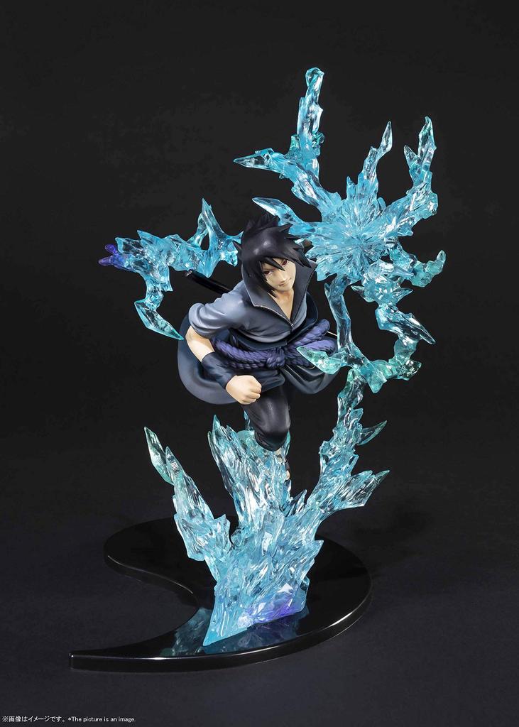 TAMASHII NATIONS Figuarts ZERO NARUTO Uchiha Sasuke Shippuden Kizuna Relation 215 мм окрашенная готовая фигурка приблизительно. ПВХ и АБС