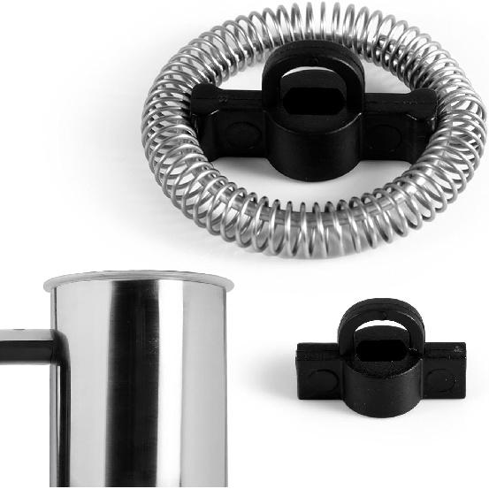 4pcs Milk Frother & Warmer Set for Secura, Electric Milk Frother Replacement Whisks Compatible with Secura Models MMF-015 MMF-003 MMF-003B (250ml)