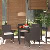 Day and Night - Day and Night 5-piece Garden Furniture Set with Cushions Synthetic Rattan Brown
