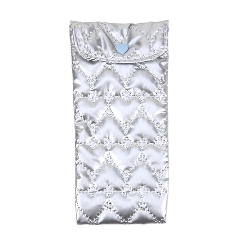 Портативный чехол для очков с бантиком и сердечком, чехол для очков для чтения, мягкий дорожный чехол от царапин для солнцезащитных очков для женщин и мужчин