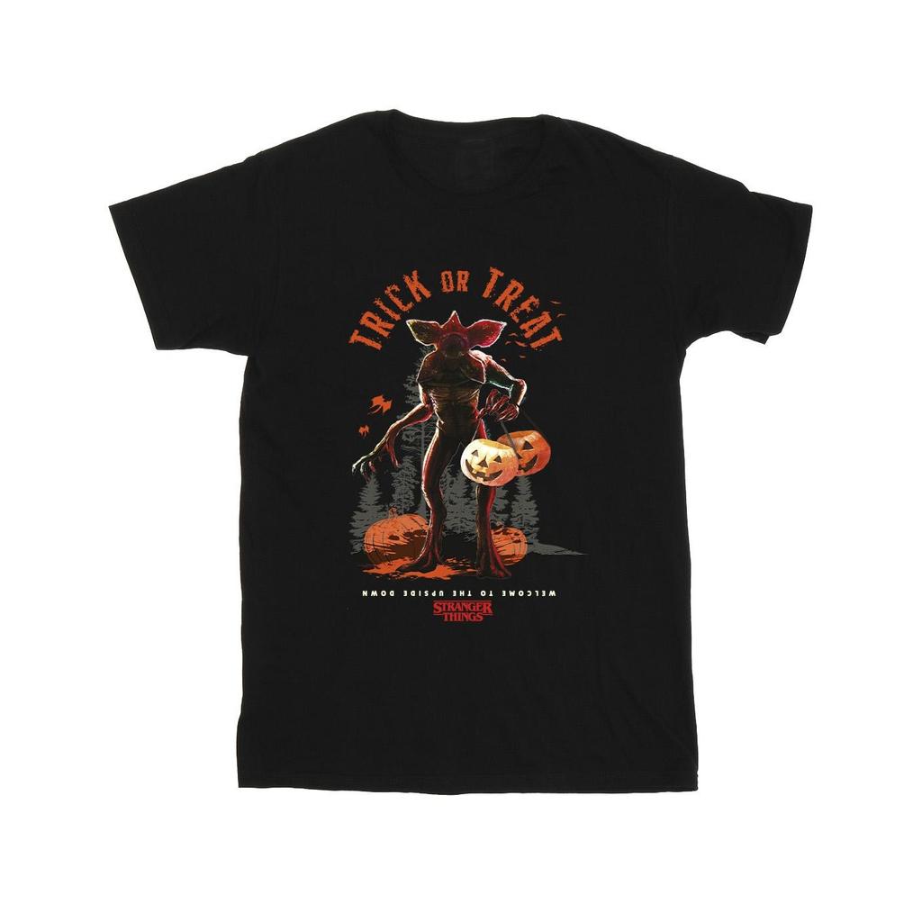 Netflix Mens Stranger Things Trick Or Treat Demagorgon T-Shirt