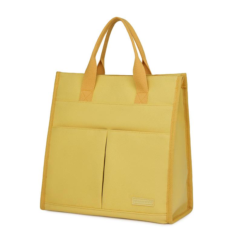 Women's Handbag Lightweight Multi-Compartment Canvas Bag Travel Commuter Computer Bag