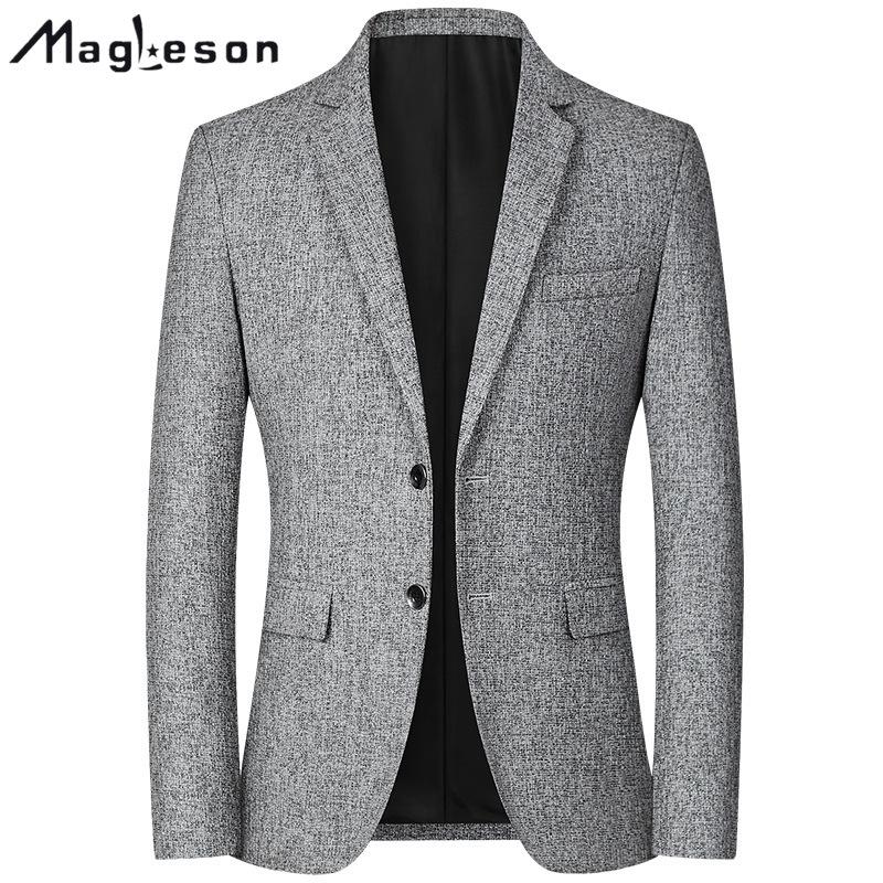 Men's Clothing Stylish Formal Suit Men Suit Business Office Wedding Suit Top Jacket Blazers