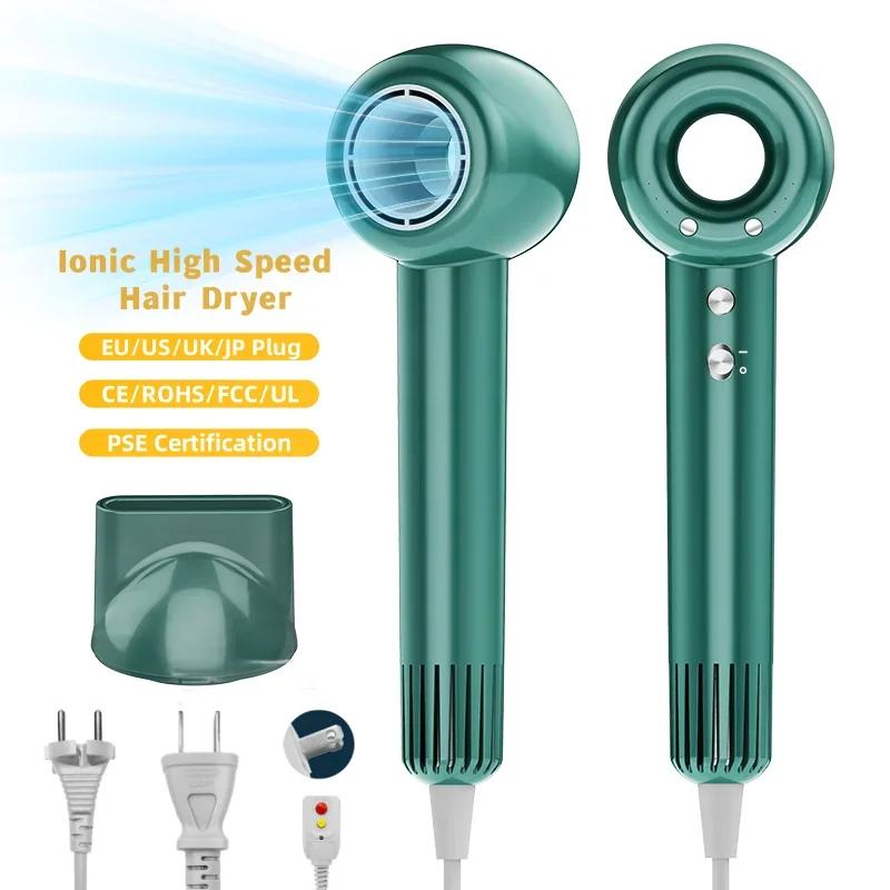 Super Leafless Hair Dryers Negative Ion Quick Dry Blow Dryer Personal Care Appliances Professional Salon High Speed Strong Wind