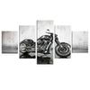 Модульные фотографии HD принты домашнего декора 5 шт. прикроватный фон настенное искусство мотоцикл холст живопись творческий постер