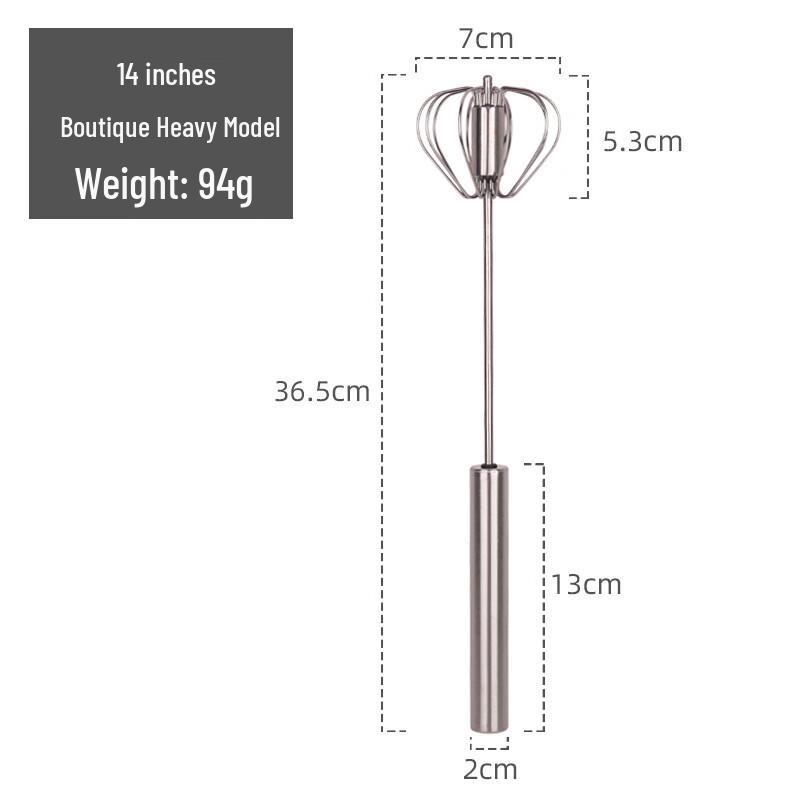 Semi-Automatic Stainless Steel Whisk