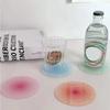 Coaster Set Coasters Gradient Colour Non-slip Acrylic Coasters Photo Props Bar Cafe Desktop Decorations Mug Cup Mat