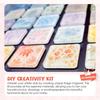 10pcs Clear DIY Fridge Magnet Kit Handmade Acrylic Fridge Magnets Material Kit Home Office Display Transparent Photo Magnets