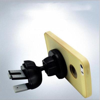 Магнитный вращающийся автомобильный держатель для телефона с зажимом для вентиляционной решетки