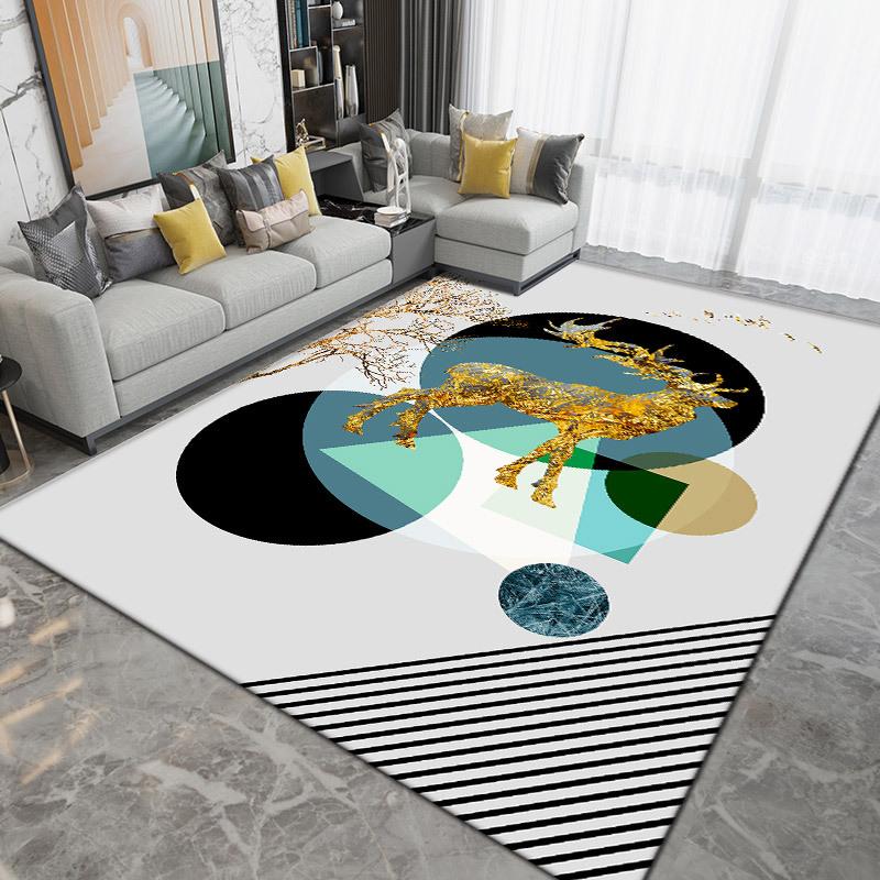 Ковер с принтом для гостиной, большой площади, противоскользящий ковер для спальни, прикроватное одеяло, аксессуары для домашнего декора