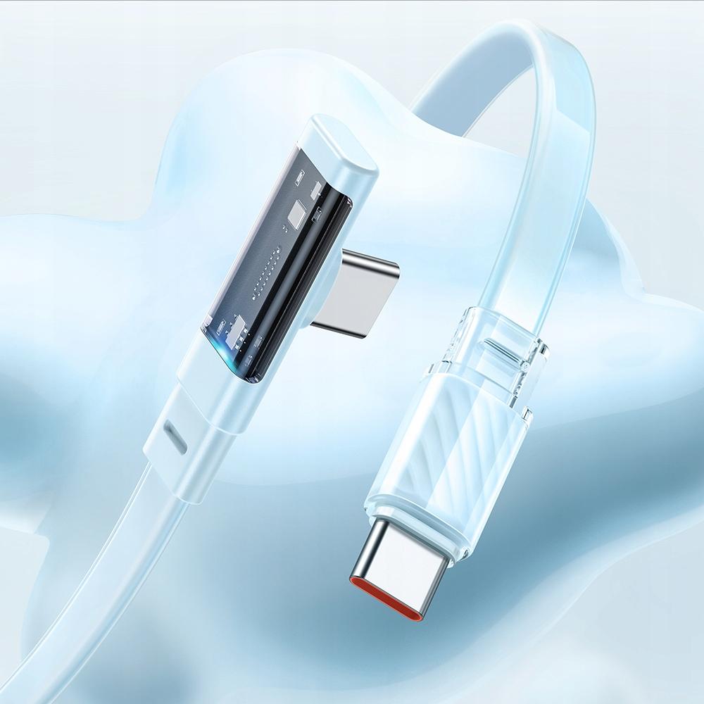 Mcdodo High Speed Usb-C Pd 65W 1.8M Angle Cable Blue