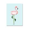 Fashion Style Funny Pink Pretty Flamingo Canvas Painting Posters And Prints Wall Pictures Home Decor For Living Room Bedroom