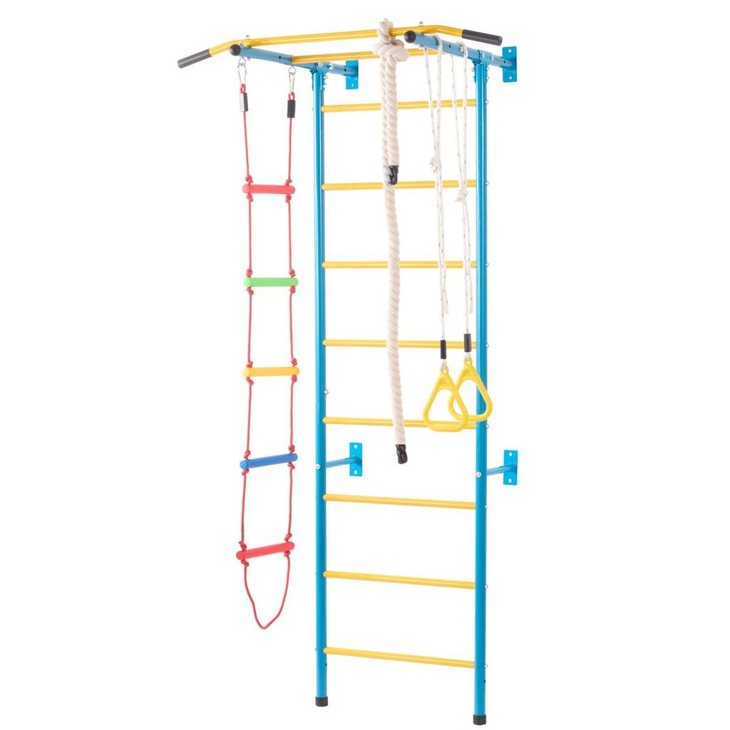 Wall Gym for Kids 5 in 1 Steel Indoor Kids Gym for Exercise Climbing Toys