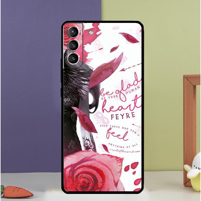 Чехол для телефона Sarah J Maas «Королевство шипов и роз» для Samsung Galaxy S21 FE S22 Ultra Note 20 10 S8 S9 S10 Plus S10e S20 FE