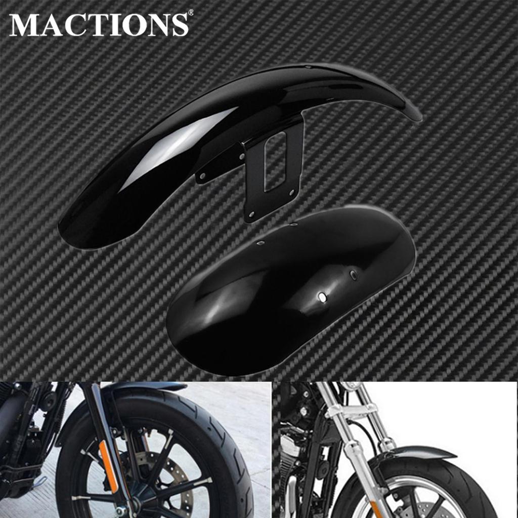 Motorcycle Front Fender Mudguard Fairing Cover Black For Harley Sportster Forty Eight 48 XL1200X XL 1200 2010-2017 XL883