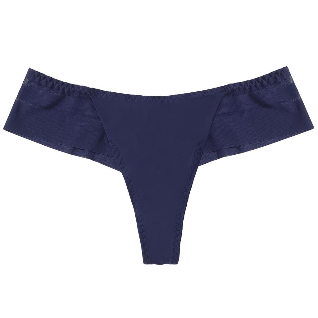 Европейские и американские женские бесшовные спортивные трусы для йоги из ледяного шелка с низкой талией