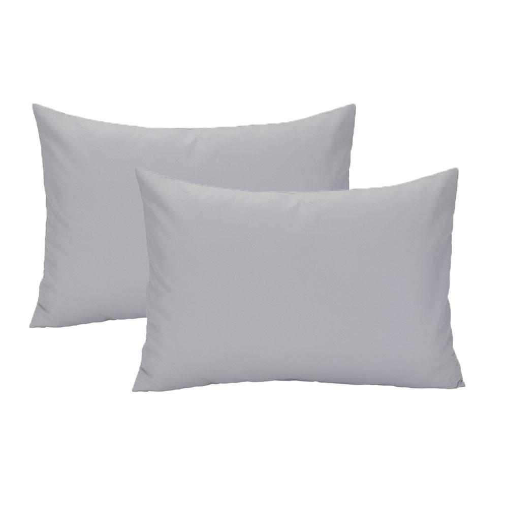 2Pcs High-density Sleeping Pillow Cover Microfiber Envelope-style Pillowcase  Dormitory
