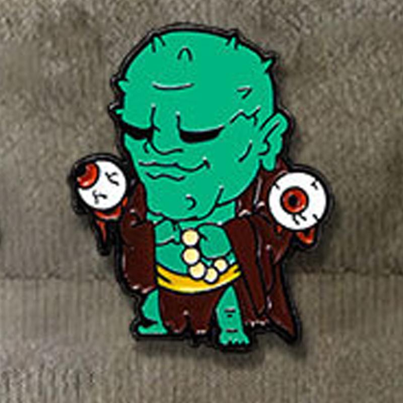 Funny Monster Sand Monk Brooch Cartoon Destiny Man Backpack Decoration Needle Buckle Collection Badge