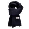 Soft Long Thickened Neckscarf Cold-proof Winter Warmer Scarf Large Couple Knitting Wool Scarf  Men