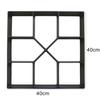 40 см x 40 см цементный кирпич бетоноукладчик DIY пластиковый дорожный чайник квадратная форма для мощения