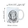 Black and Tan Coonhound I - cup with a dog, cup with a photo, personalized gift from the Art-Dog brand