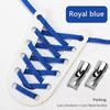 New Cross Lock Shoelaces Without Ties Rainbow Elastic Laces Sneakers Kids Adult No Tie Shoe Laces 8MM Width Flat Boots Shoelace