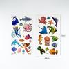 10 Sheets/Set Ocean Fish Whale Fake Tattoo Stickers Cartoon Marine Life Temporary Tattoos Kids DIY Body Arms Art Tattoo Sticker