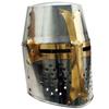 13th Century 18 Gauge Steel Crusader's Great Templar Helmet