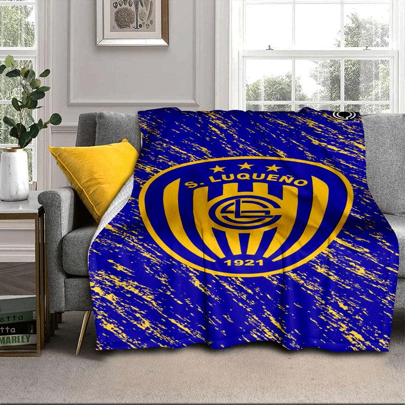 Saint Luque Sports Emblem Portable Blanket/Soft Blanket Bedding Blanket Suitable for Travel Camping Living Rooms Offices Sofas Fan Gifts