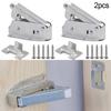 2 Pcs Touch Catch Latch Invisible Cabinet Door Catch Push To Open Auto Door Spring Catch For Furniture Cupboard Rebound Device