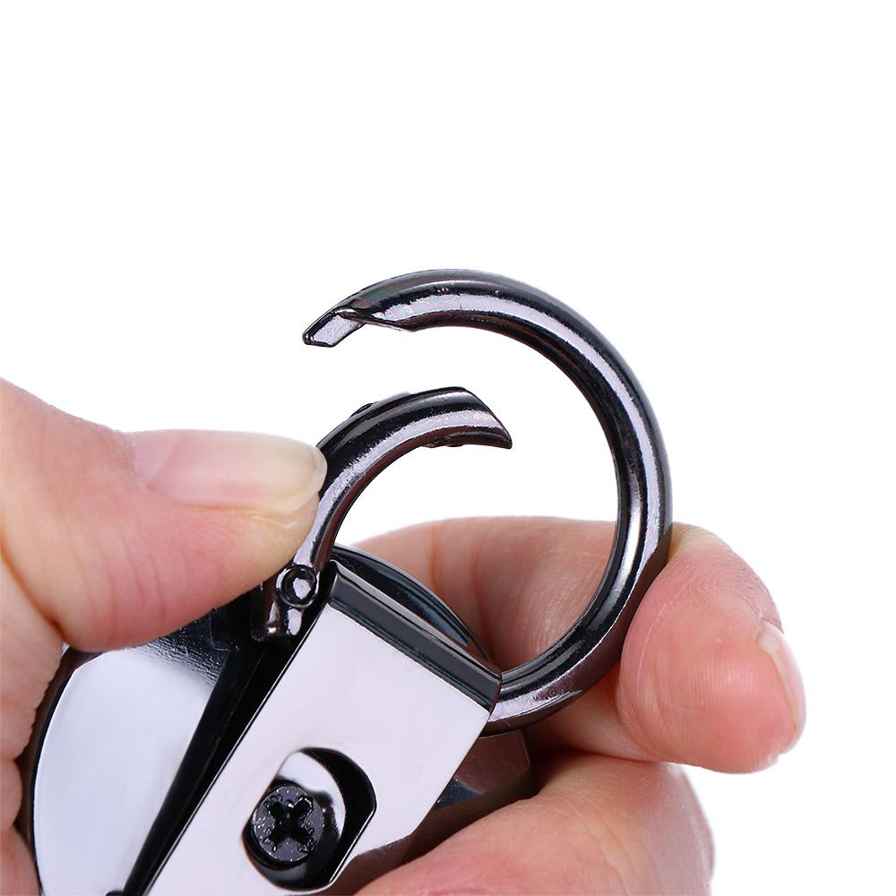 Wire Rope with Belt Clip Retractable Badge Reels ID Card Badge Holder Key Chain Ring Pull Keyring