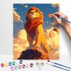 Disney Набор для рисования 'Лев' на холсте Мотивирующее искусство Сделай сам Декор для дома Подарок для него