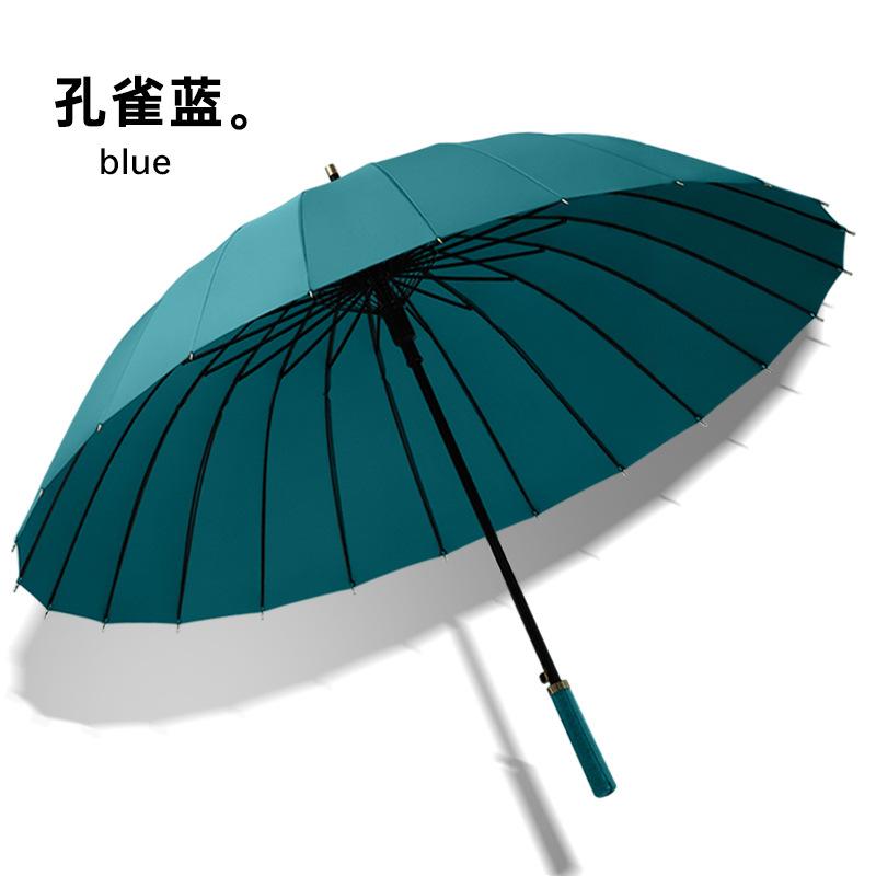 24 спицы цветовая схема ручка одна автоматическая однотонная ручка зонт усиленный мужской зонт можно добавить