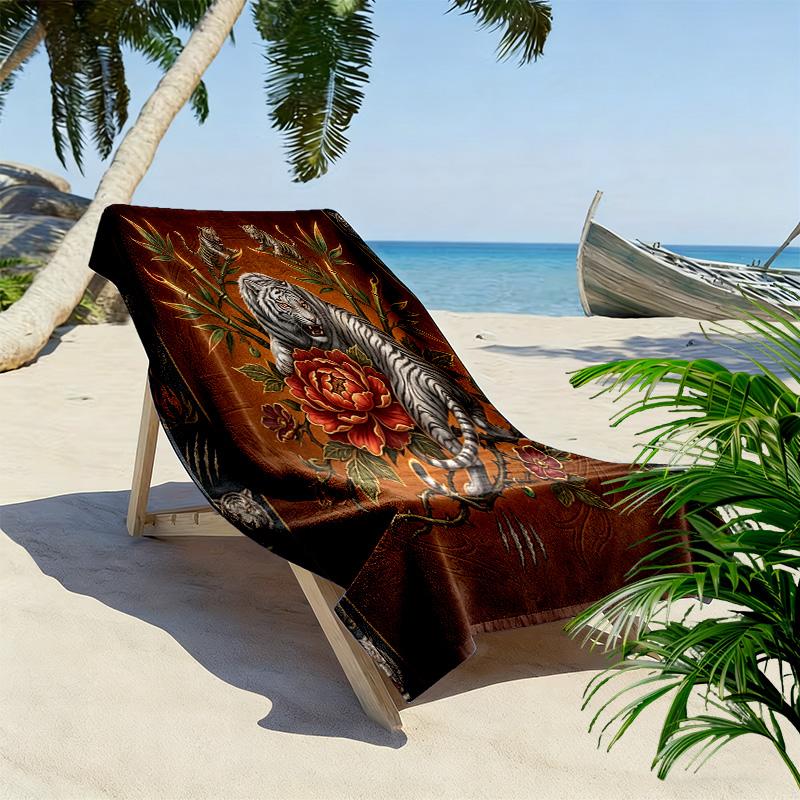 Magic School Fantastic Print Beach Towel, Large Soft Quick Dry Towel for Beach Camping Swimming