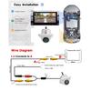 Smartour AHD 1080P Автомобильная камера Рыбий глаз Звездный свет Ночное видение Белый цвет HD Автомобильная камера заднего вида Для Android Радио экрана