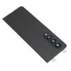 Back Glass Cover Replacement with Pre Installed Camera Lens and Repair Kit for Galaxy Z Fold 3 5G F926 Black